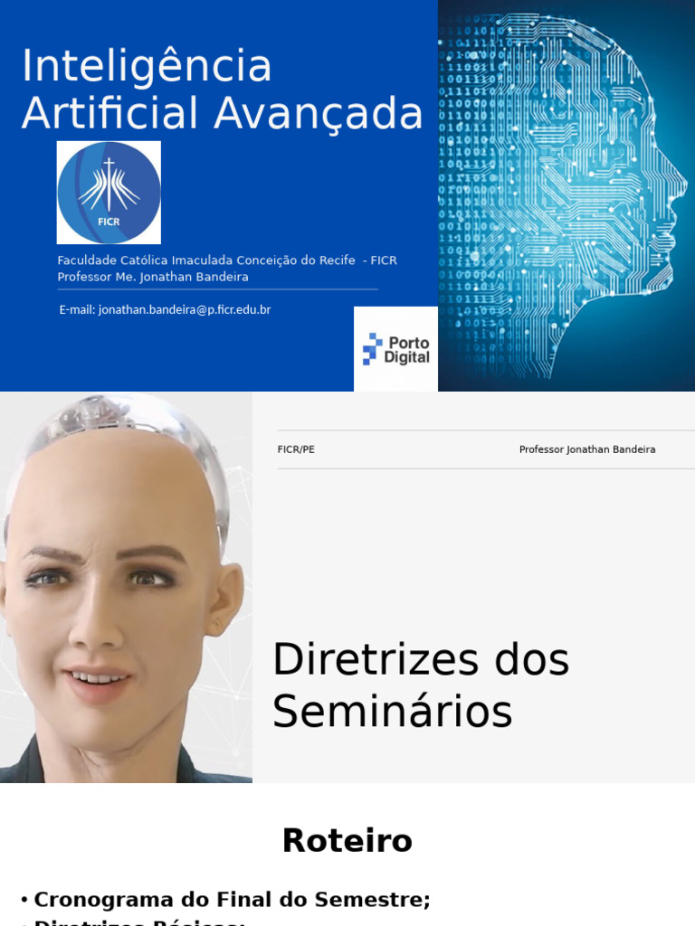 Seminários sobre IA Avançada na FICR | PDF | Publicações acadêmicas ...