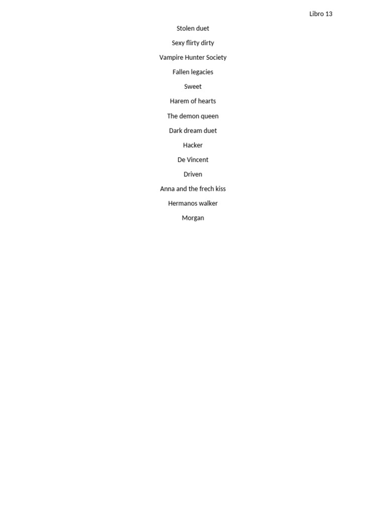 Libro 13 | PDF