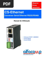 Manual do Conversor Serial Ethernet