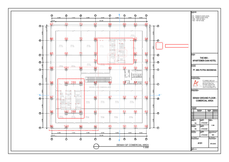 Ground Floor Commercial Area Plan | PDF | Real Estate | Civil Engineering