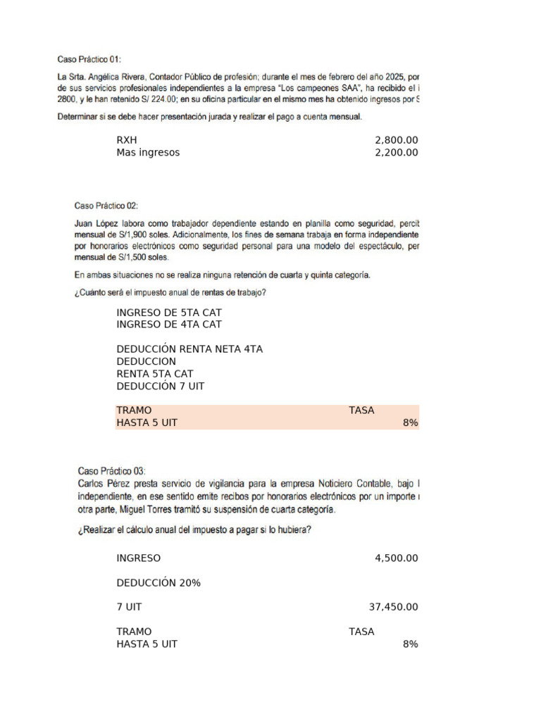 Análisis de Renta y Deducciones 2023 | PDF | Economias | Finanzas del ...