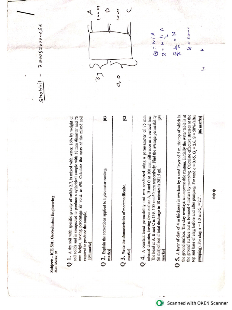 CT 1 Paper | PDF