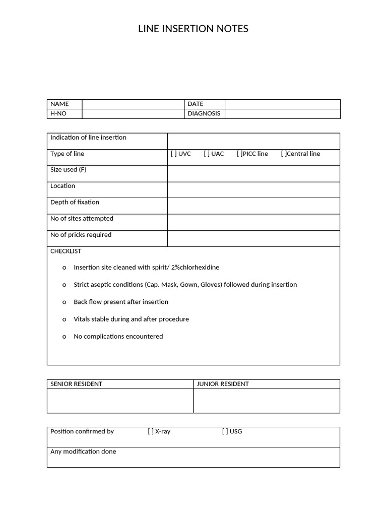 Line Insertion Notes | PDF