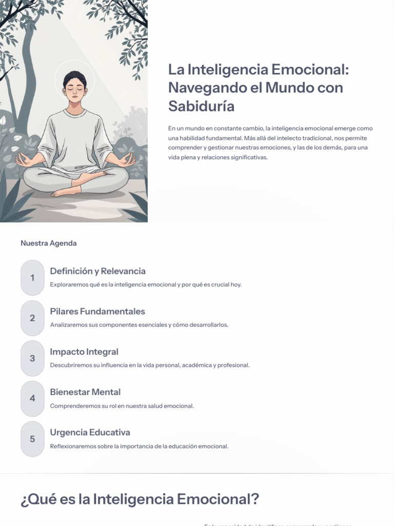 Importancia de la Inteligencia Emocional | PDF | Inteligencia emocional ...