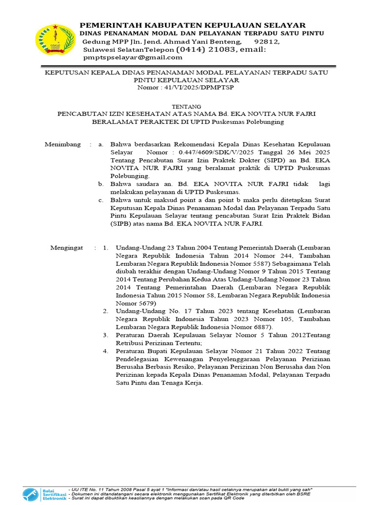 Pencabutan Sipb | PDF