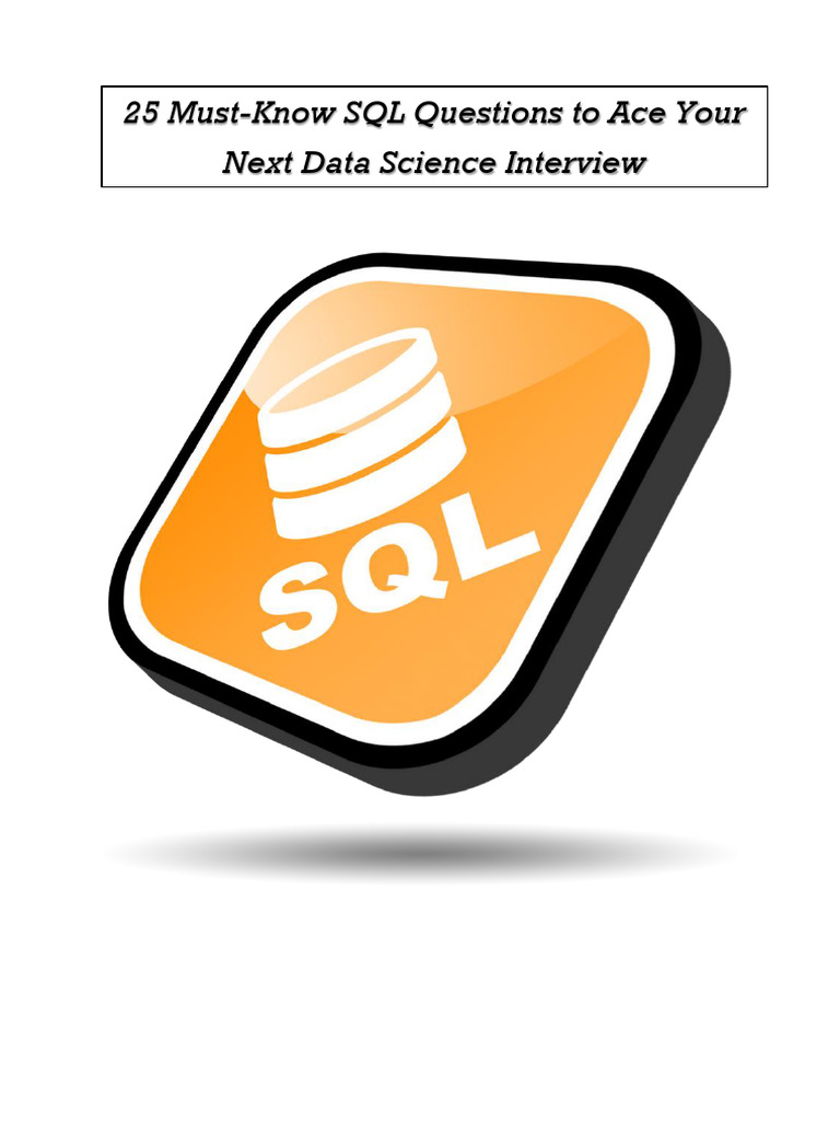 SQL Interview Questions for Data Science | PDF | Sql | Databases