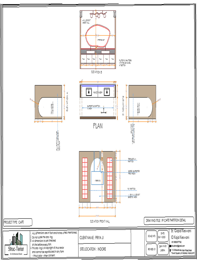 FF Cafe Partition Detail-Model | PDF