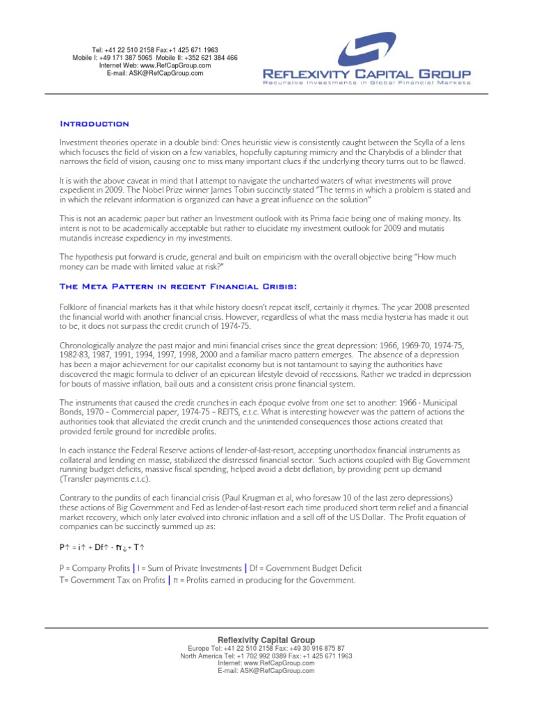 2009 Paper | PDF | Financial Crisis Of 2007–2008 | Deficit Spending