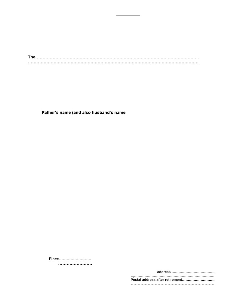 Commutation of Pension Application Form | PDF