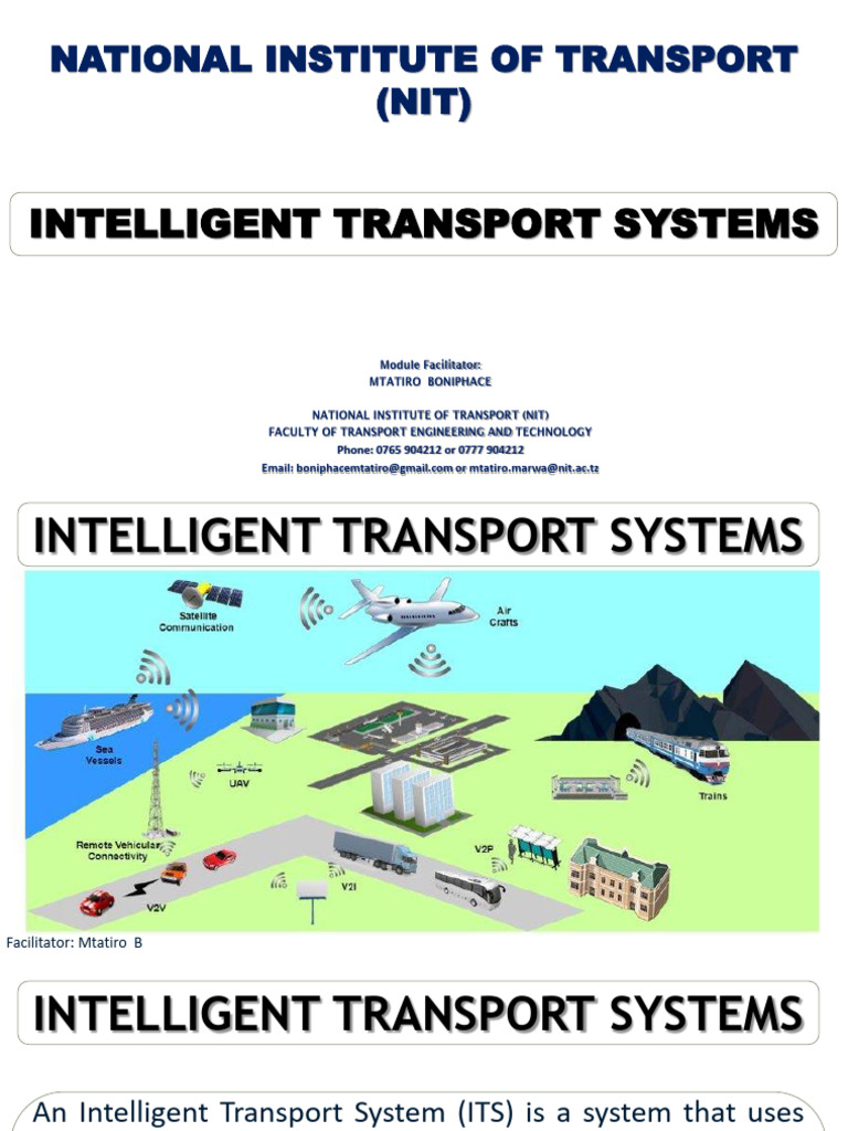 Intelligent Transport Systems Overview | PDF | Traffic | Transport