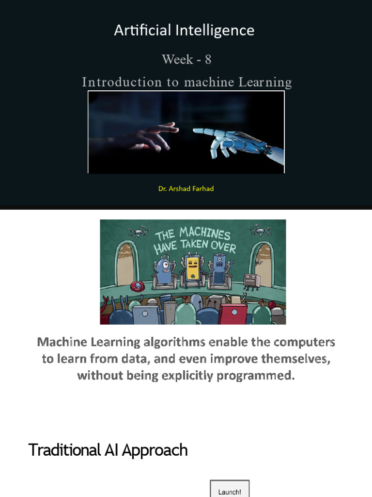Lec 1 Machine Learning FINALTERM 05112025 111102am | PDF | Machine ...