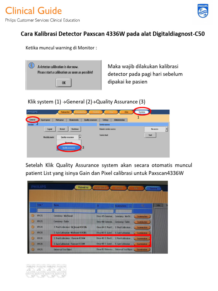 Kalibrasi Detector Paxscan 4336W | PDF