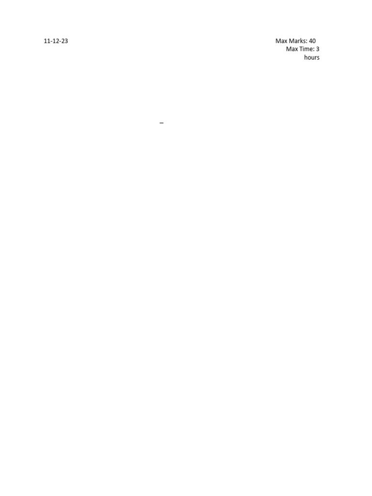 1157 GS F331 20231214011628 Comprehensive Exam Question Paper | PDF