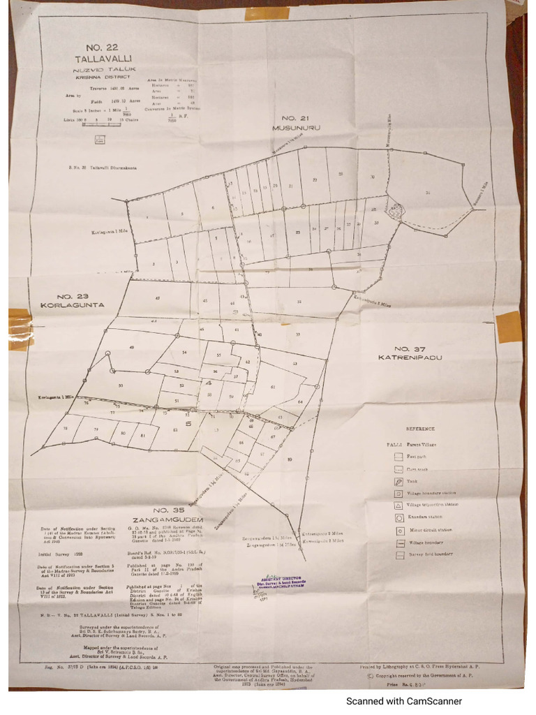 Tallavalli Map 1 | PDF