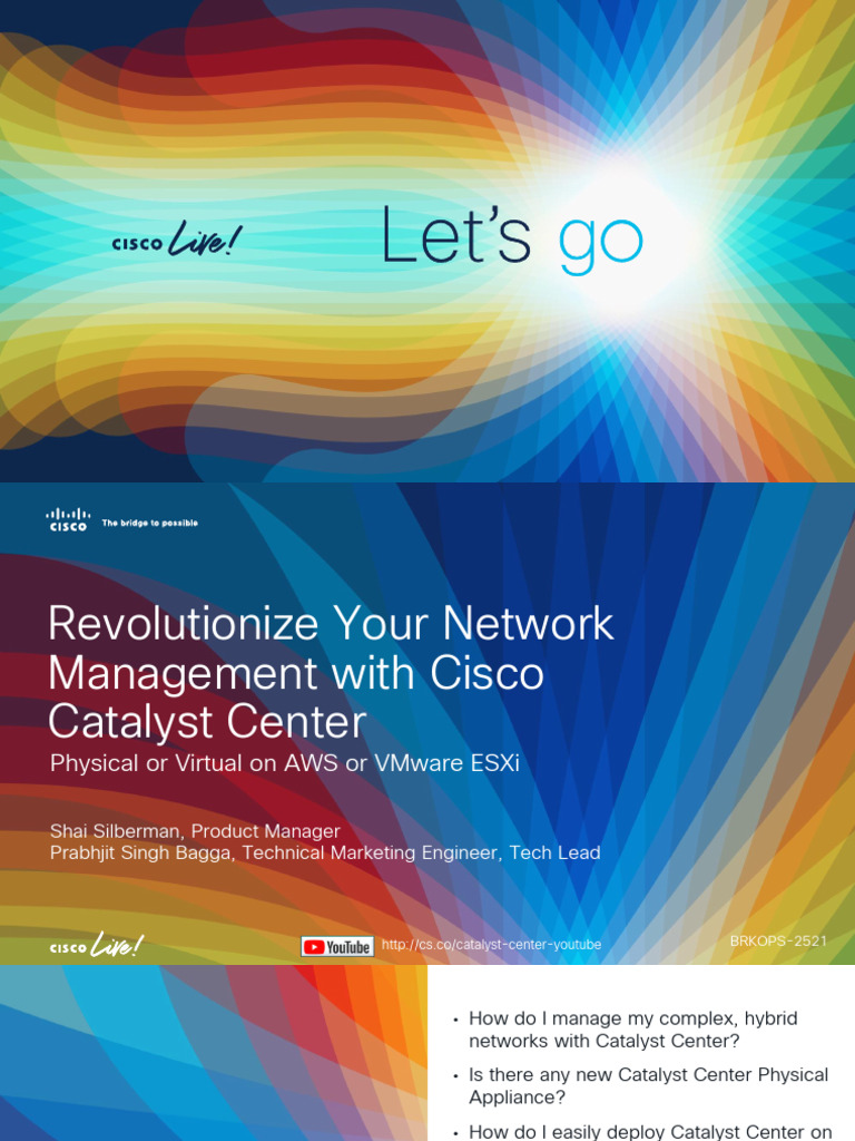 Manage Hybrid Networks with Catalyst Center | PDF | Computer Networking ...