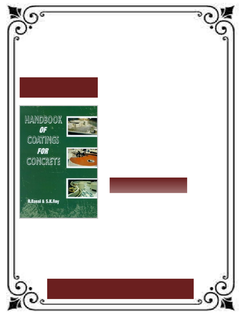 Handbook of Coatings for Concrete R. Bassi ebook easy-access version ...