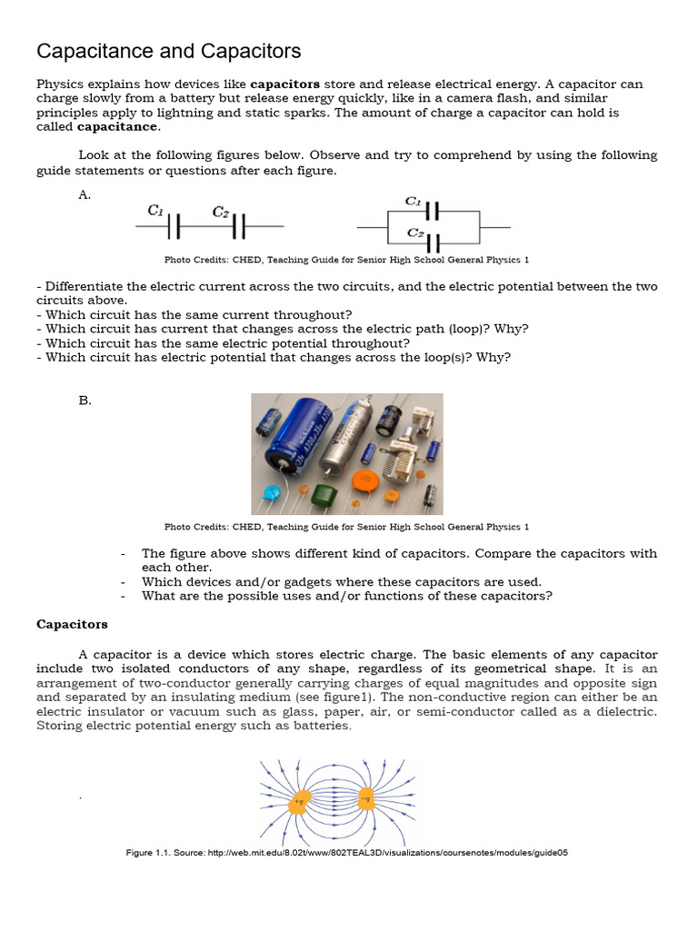 Inbound 6061247877260819697 | PDF | Capacitor | Capacitance