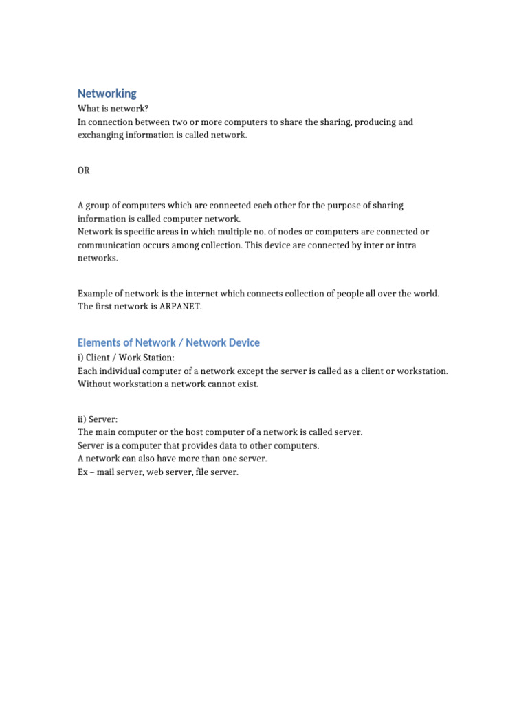 Understanding Computer Networks Basics | PDF