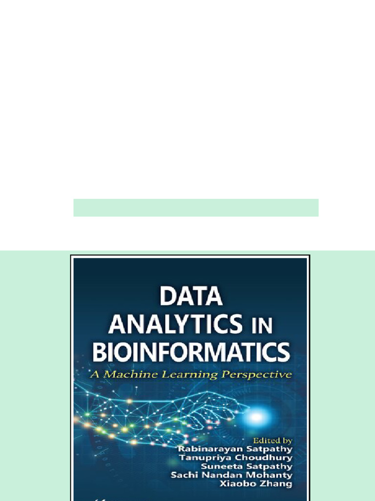 (Ebook) Data Analytics in Bioinformatics: A Machine Learning ...