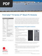 First Solar Series 7 Module Datasheet | PDF | Solar Panel | Photovoltaics