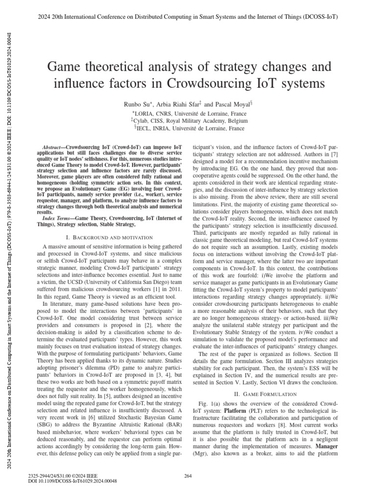 Game Theoretical Analysis of Strategy Changes and Influence Factors in ...