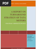 Download A Report on Turnaround Strategy of Tata Motors by Mohammed Khurshid Gauri SN97389587 doc pdf