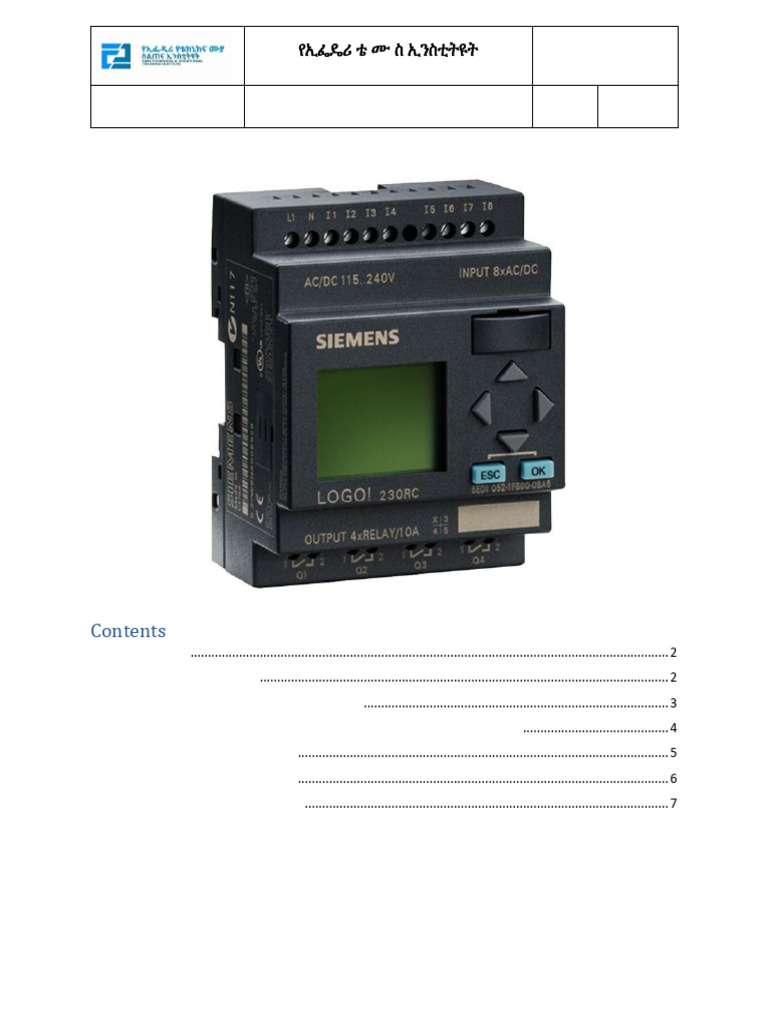 Electropneumatic PLC Lab Manual | PDF | Programmable Logic Controller ...