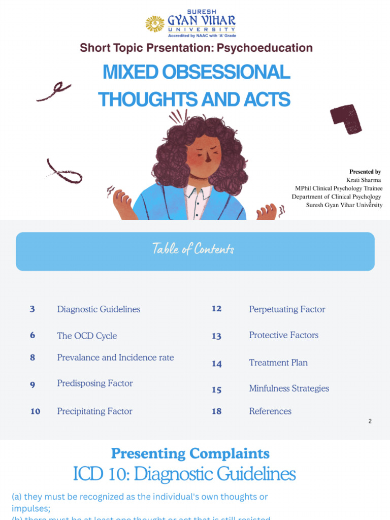 OCD Psychoeduction | PDF