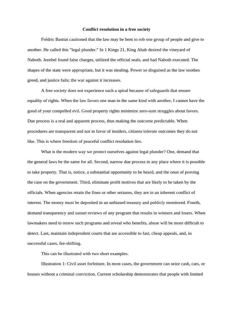 Safeguarding Rights in Free Societies | PDF | Asset Forfeiture | Justice