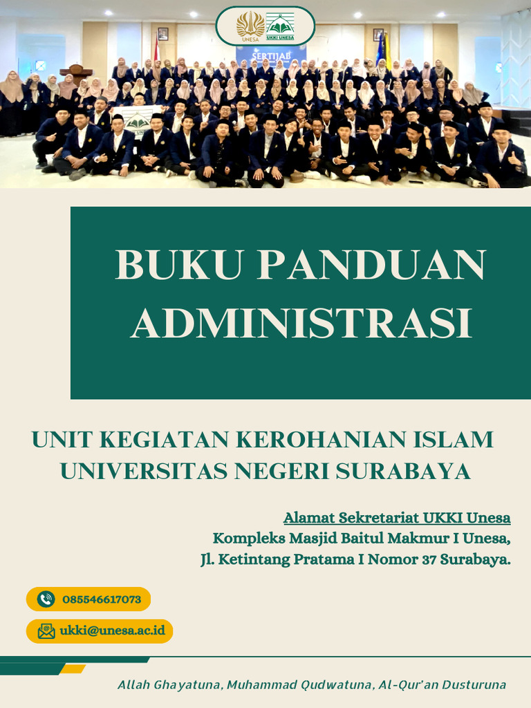 Panduan Administrasi UKKI Unesa | PDF