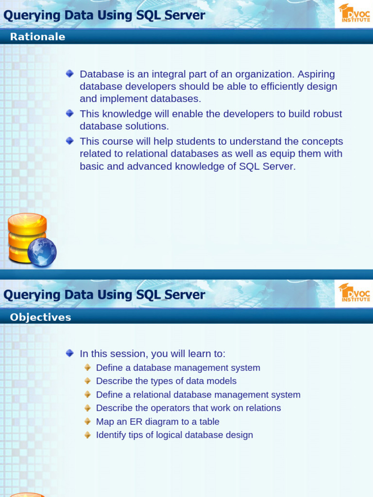 QDUS Session 01 | PDF | Databases | Relational Database