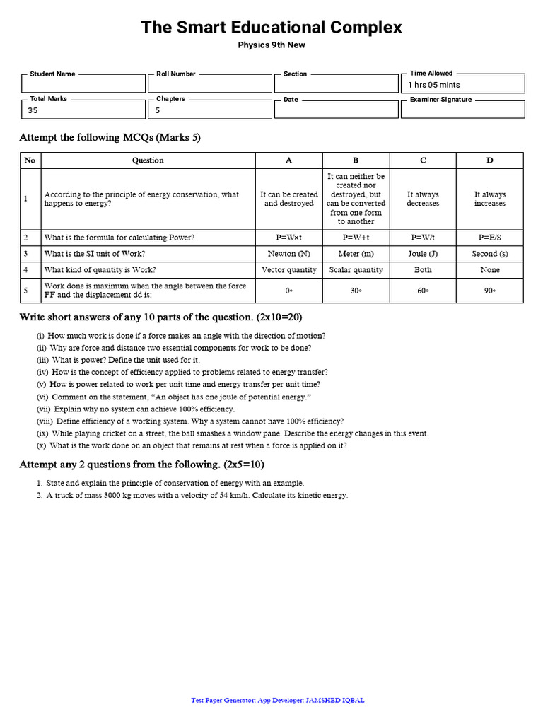 Physics 9th New - 2025-11-25-205725582 | PDF | Force | Mechanical ...