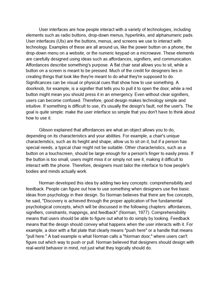 Reflection 5 | PDF | Menu (Computing) | User Interface
