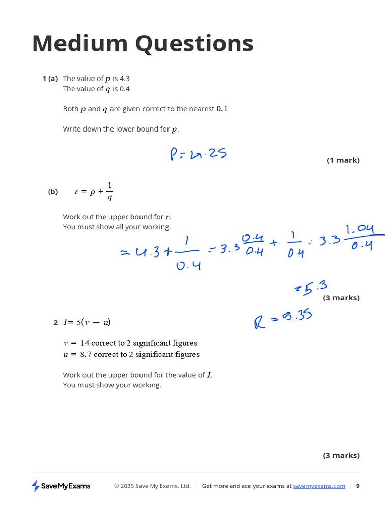 Bounds and Estimations in Mathematics | PDF | Significant Figures ...