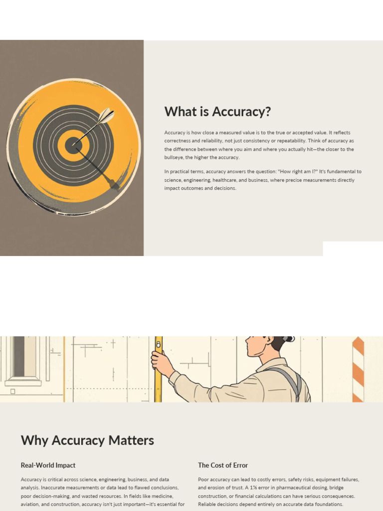 Understanding Accuracy and Its Importance | PDF | Accuracy And ...