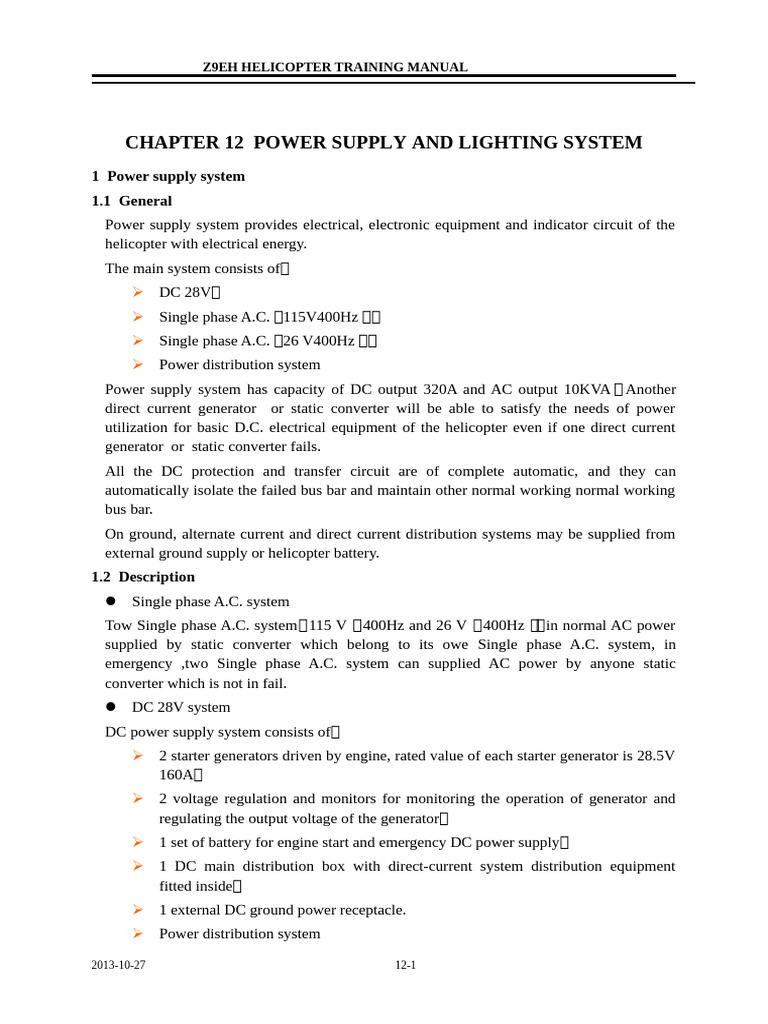 12-Chapter-12-Power Supply and Lighting System | PDF | Power Supply ...