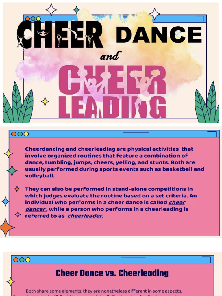 Cheerdance Topic 2 | PDF