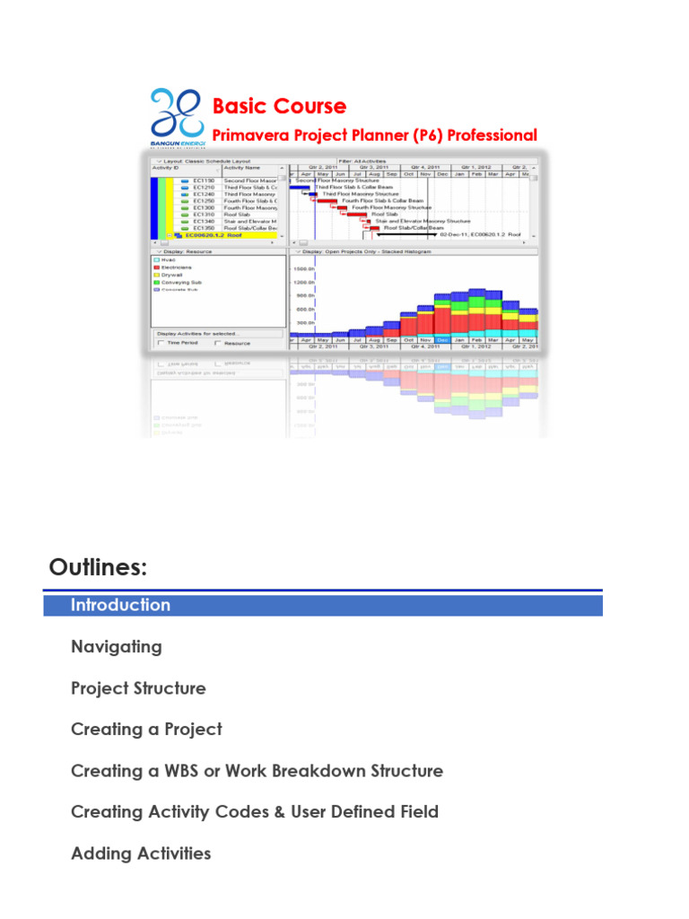 Primavera P6 Professional Course Guide | PDF | Oracle Corporation ...