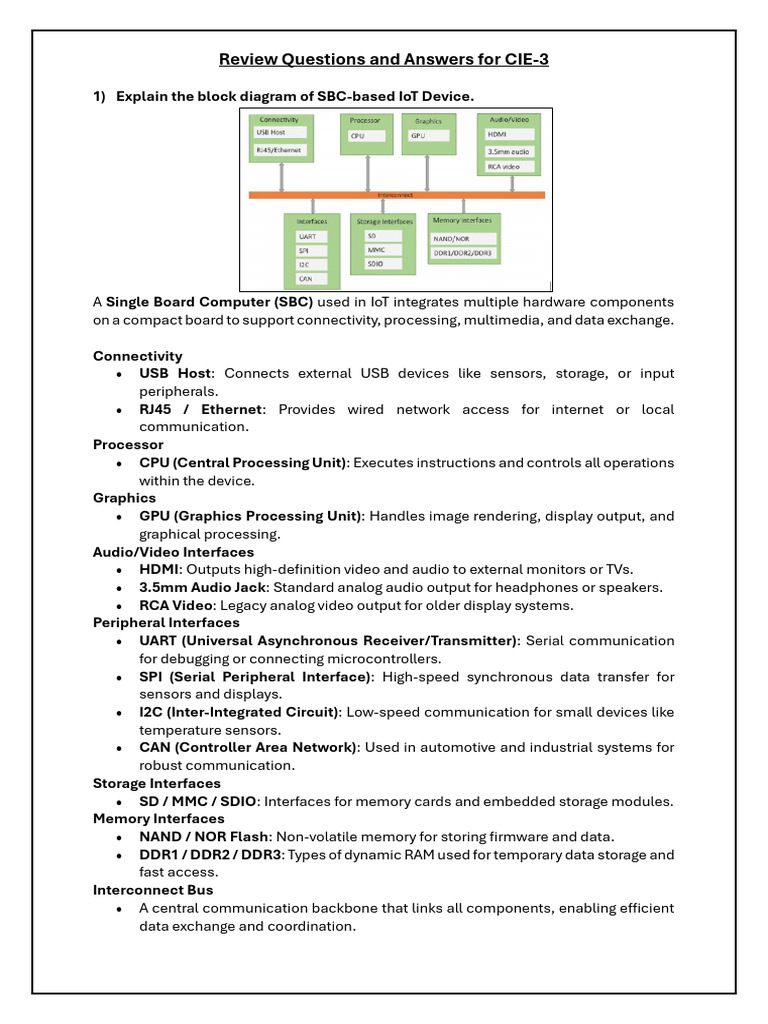 SBC IoT Device Overview and Raspberry Pi Guide | PDF | Apache Hadoop ...