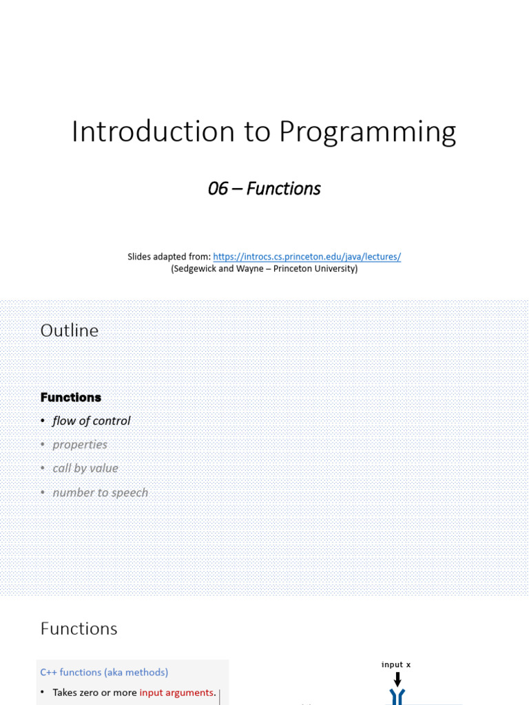 C++ Functions: Basics and Examples | PDF | Parameter (Computer ...