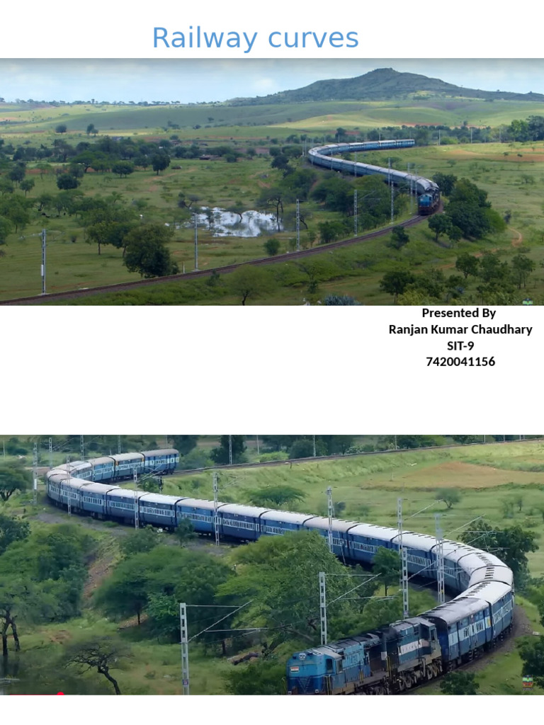Understanding Railway Curves and Design | PDF | Force | Rail Transport