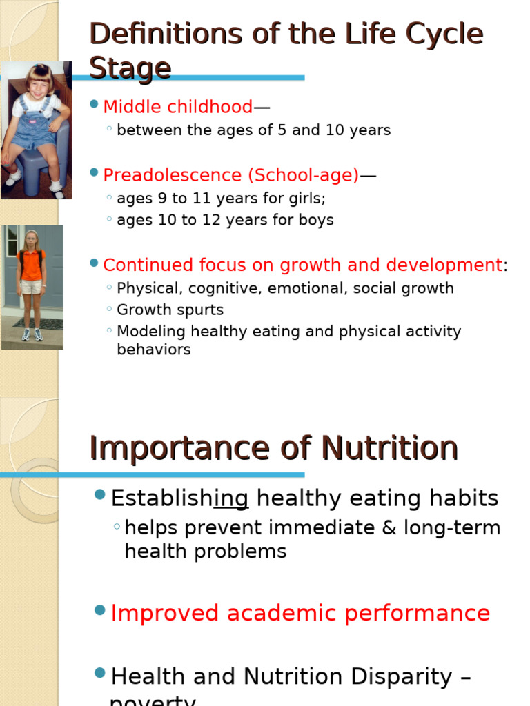 Life Cycle Development and Nutrition Insights | PDF | Cardiovascular ...