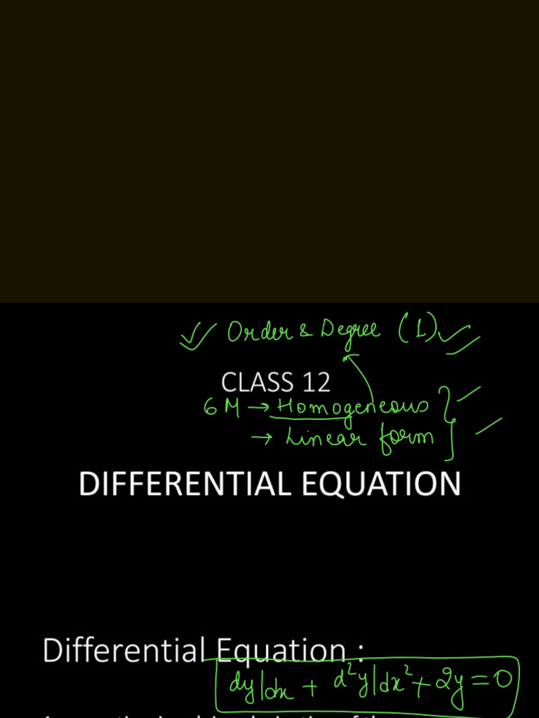 Diffrential Equation Live Pdf_818367f3 e297 4738 Afd8 3f925fd7a666 | PDF