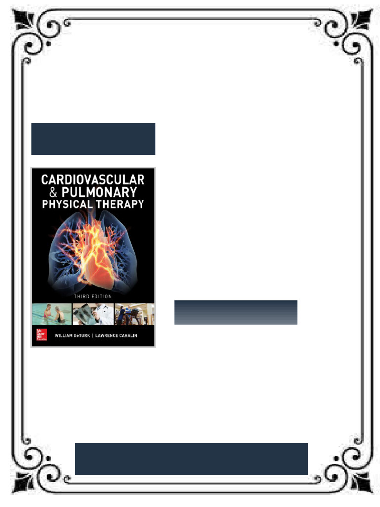Cardiovascular and Pulmonary Physical Therapy, Third Edition William ...