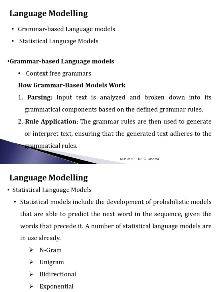 Grammar and Statistical Language Models | PDF | Regular Expression ...