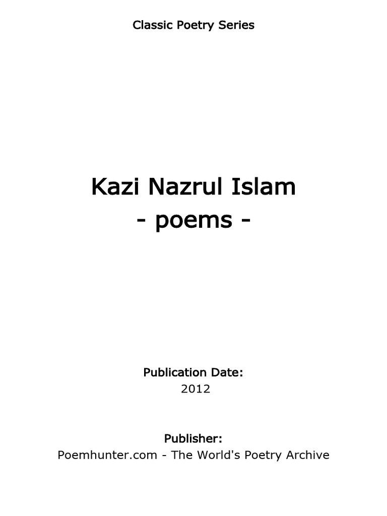 Kazi Nazrul Islam 2012 8 | PDF
