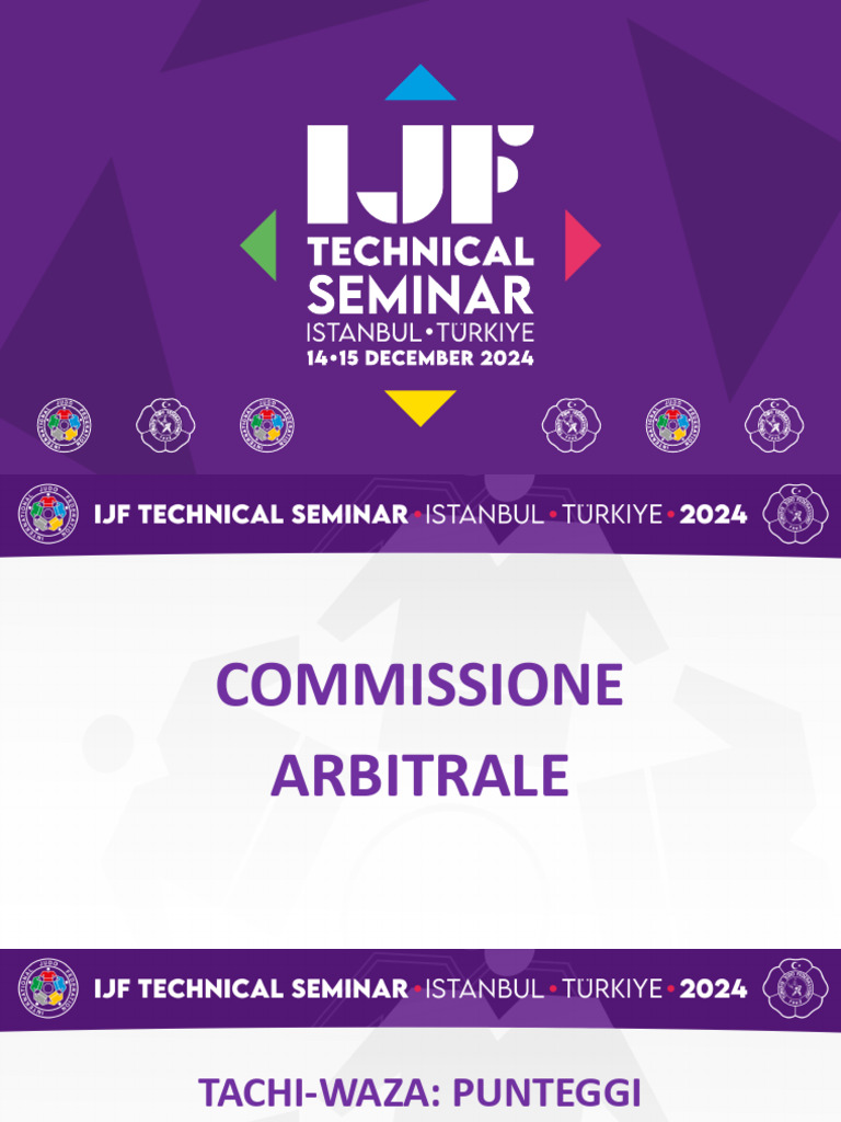 IJF Technical Seminar Istanbul 2024 Referee CommissionI ITA | PDF