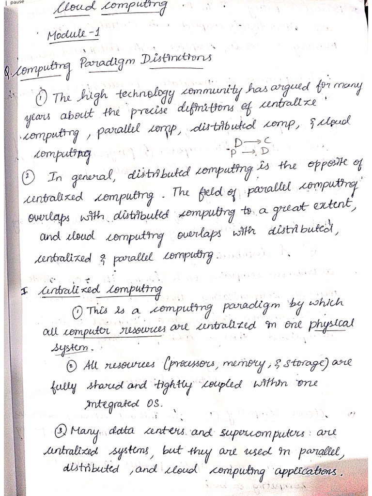 CC M1 notes | PDF