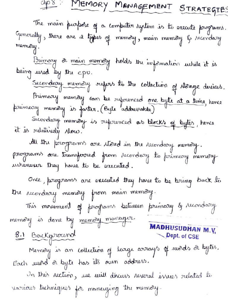 Memory Management | PDF