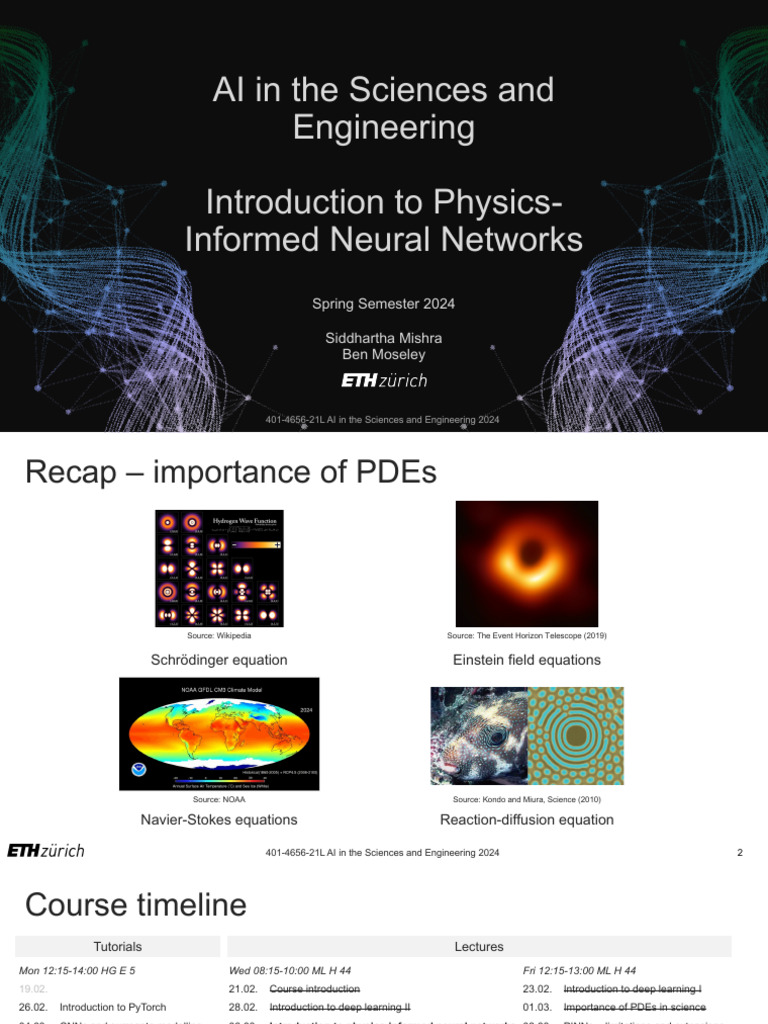 AI for Physics-Informed Neural Networks | PDF | Partial Differential ...